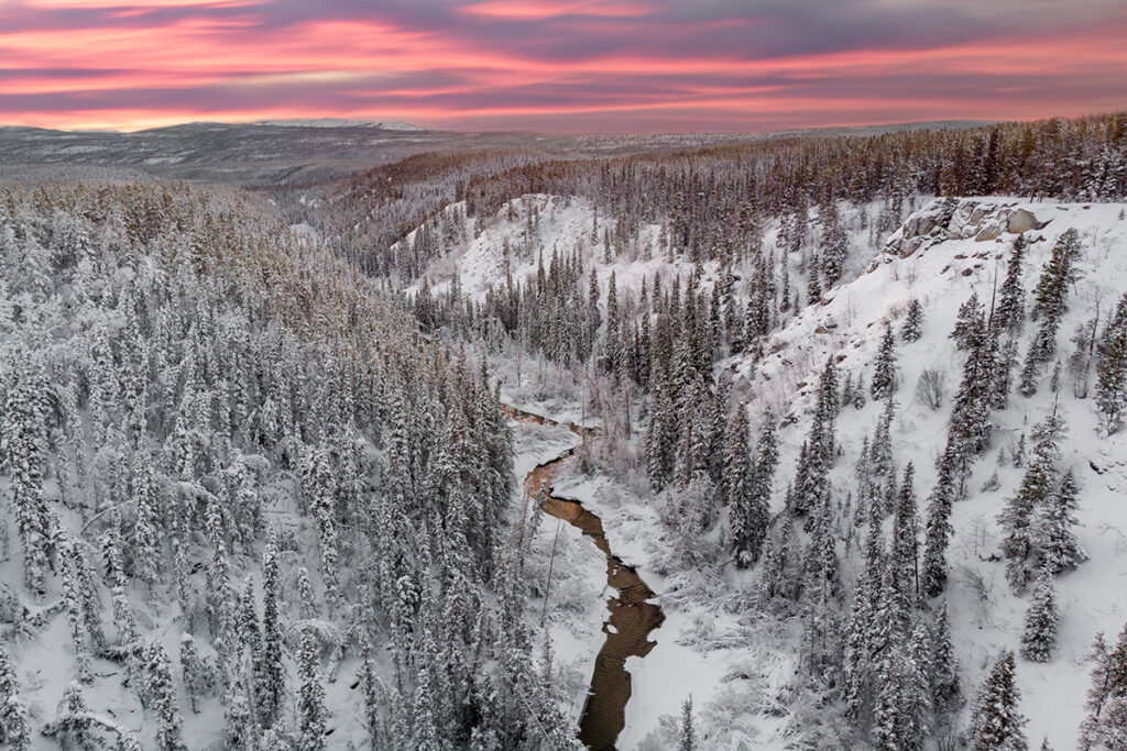 Yukon snow