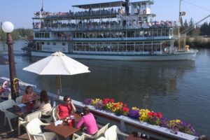 Deck at the Pump House restaurant